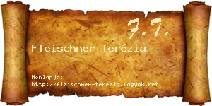 Fleischner Terézia névjegykártya